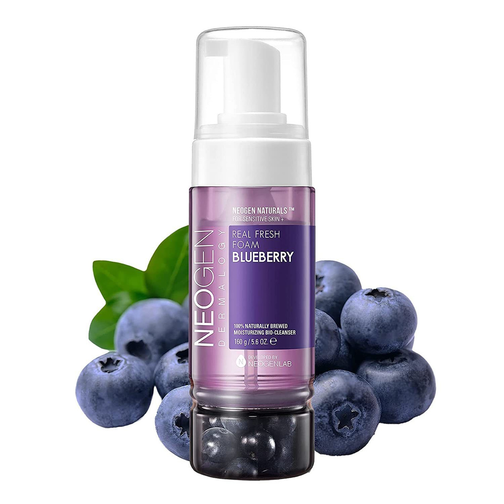 NEOGEN Увлажняющая кислородная пенка для умывания с экстрактом черники REAL FRESH FOAM Blueberry 160гр #1