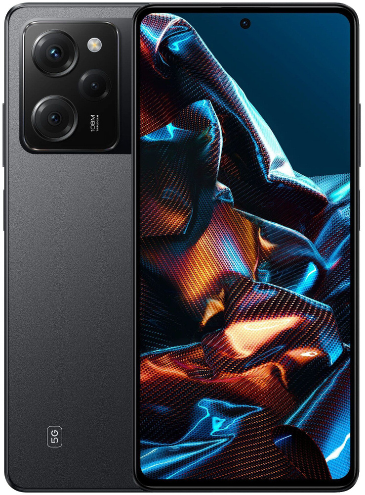 Poco Смартфон X5 Pro 5G 8/256 ГБ, черный #1