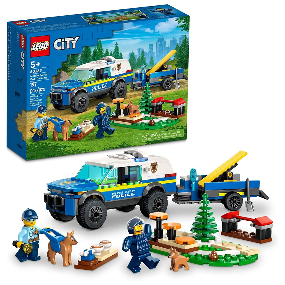 Конструктор LEGO CITY Дрессировка полицейской собаки на выезде 60369  #1