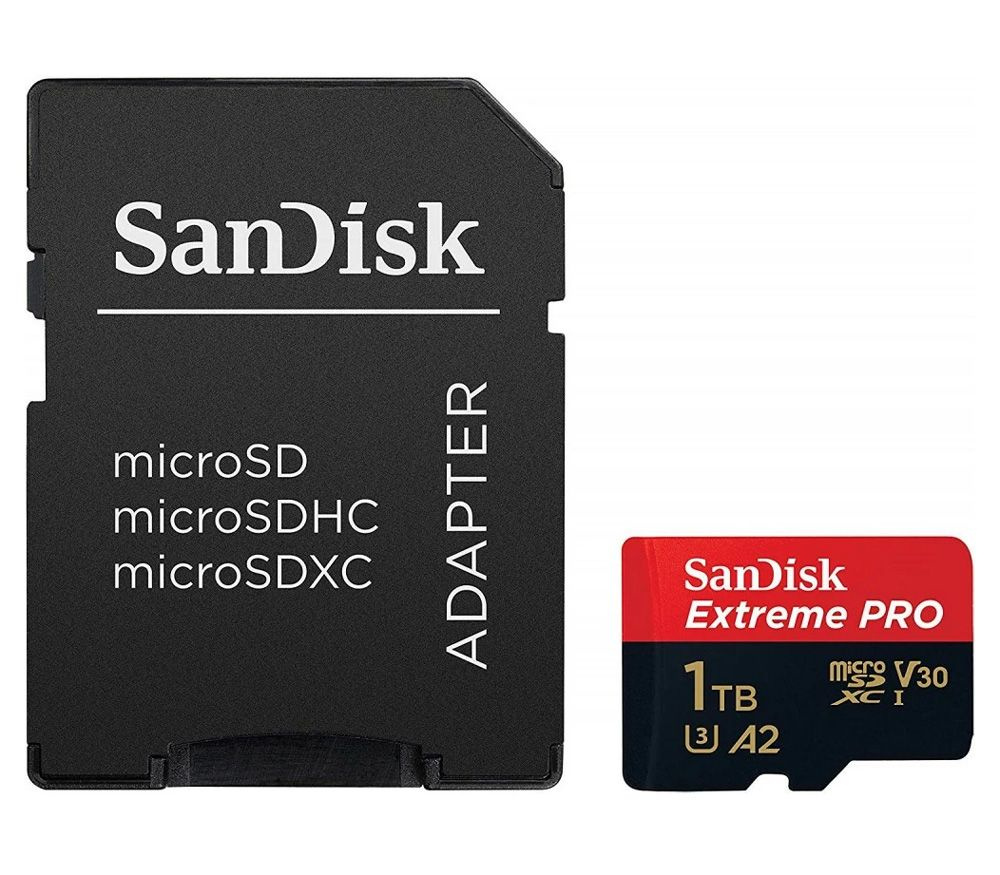 Карта памяти SanDisk MicroSDXC 1TB Extreme Pro UHS-I A2 V30 U3 200/140MB/s + SD-адаптер  #1