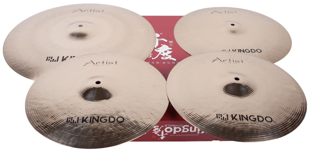 Комплект тарелок для барабанов KINGDO ARTIST BRIGHT SET 14"+16"+20" #1