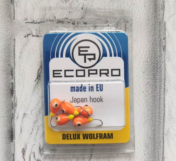 Мормышки вольфрамовые "EcoPro" капля с ушком ЭПОКСИД размер#4 цвет 231  #1