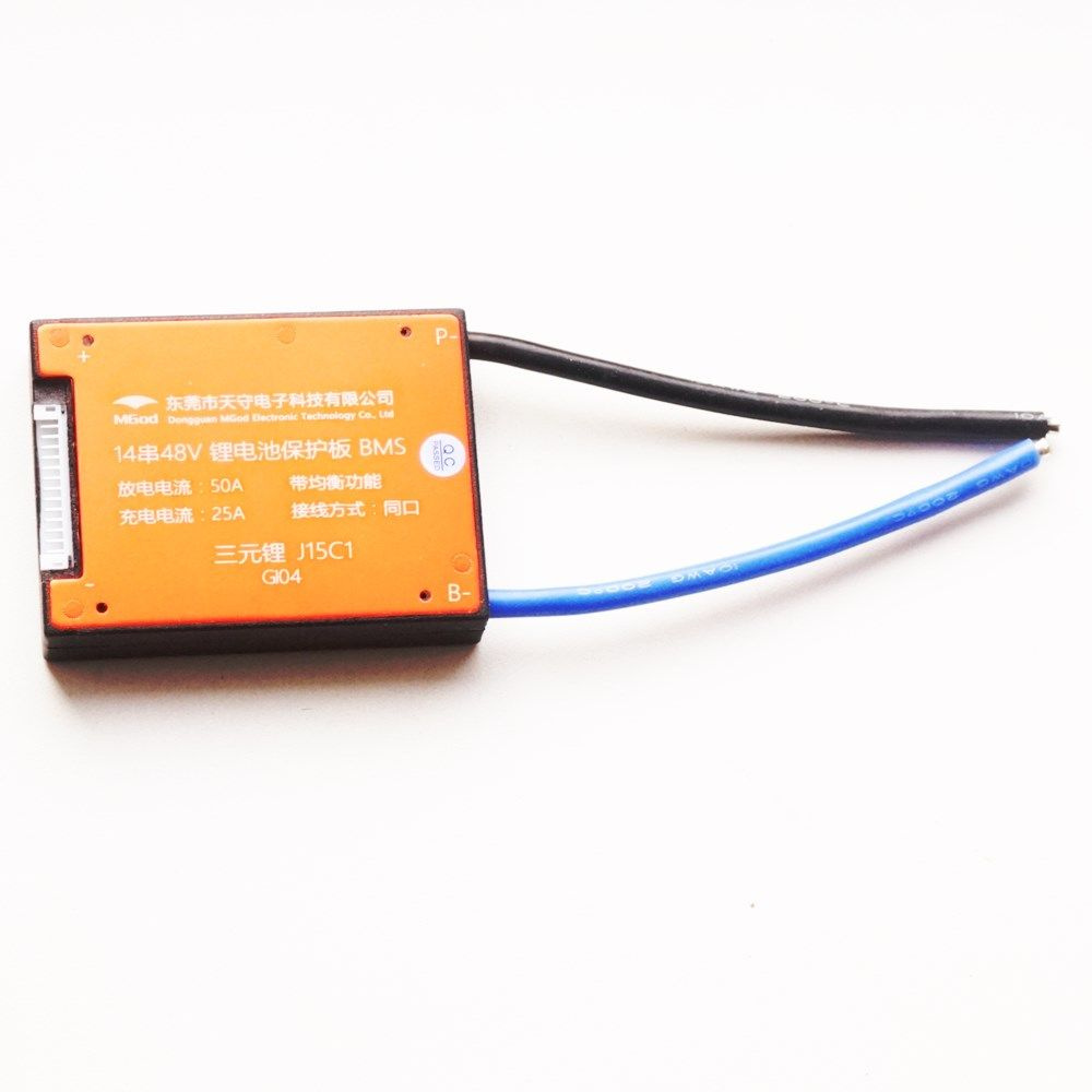 Плата контроля напряжени BMS Li-ion 14S 48V 50A #1