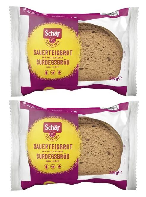 Хлеб Schar черный Surdegsbrod, без глютена, 2 шт по 240 г #1