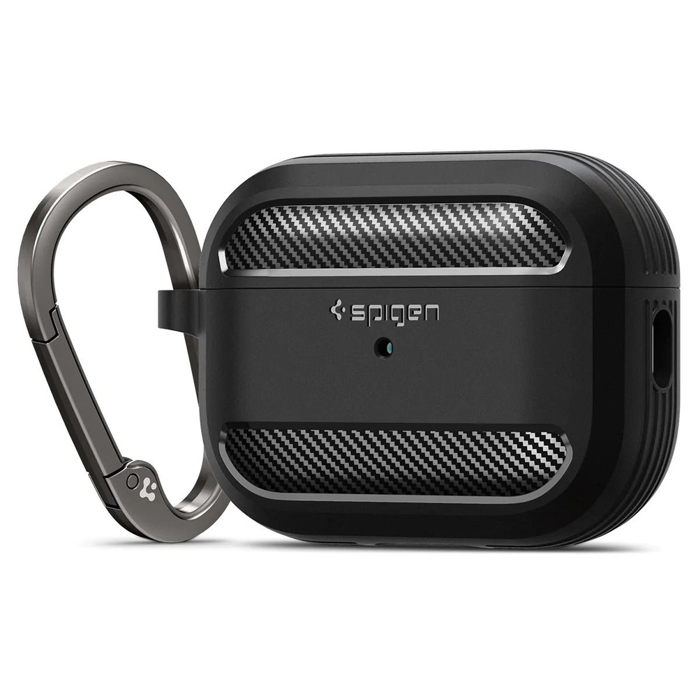 Чехол Spigen на Apple AirPods Pro 2/1 (ACS05482) Rugged Armor Pro / Спиген Чехол для Эпл Аир Подс Про #1