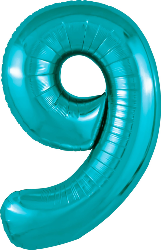 Воздушный шар на день рождения в подарок детям, шарик для праздника, цифра хром  #1