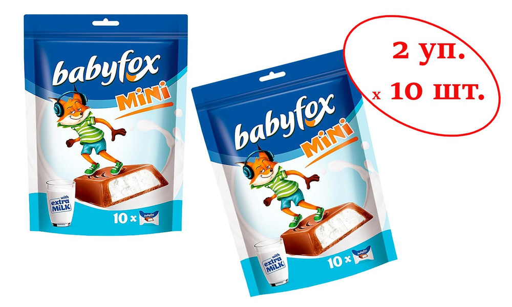 Конфеты-mini с молочной начинкой 120 г BabyFox #1