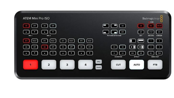 Клавиатура Синхронизатор Blackmagic Design ATEM Mini PRO, черный #1