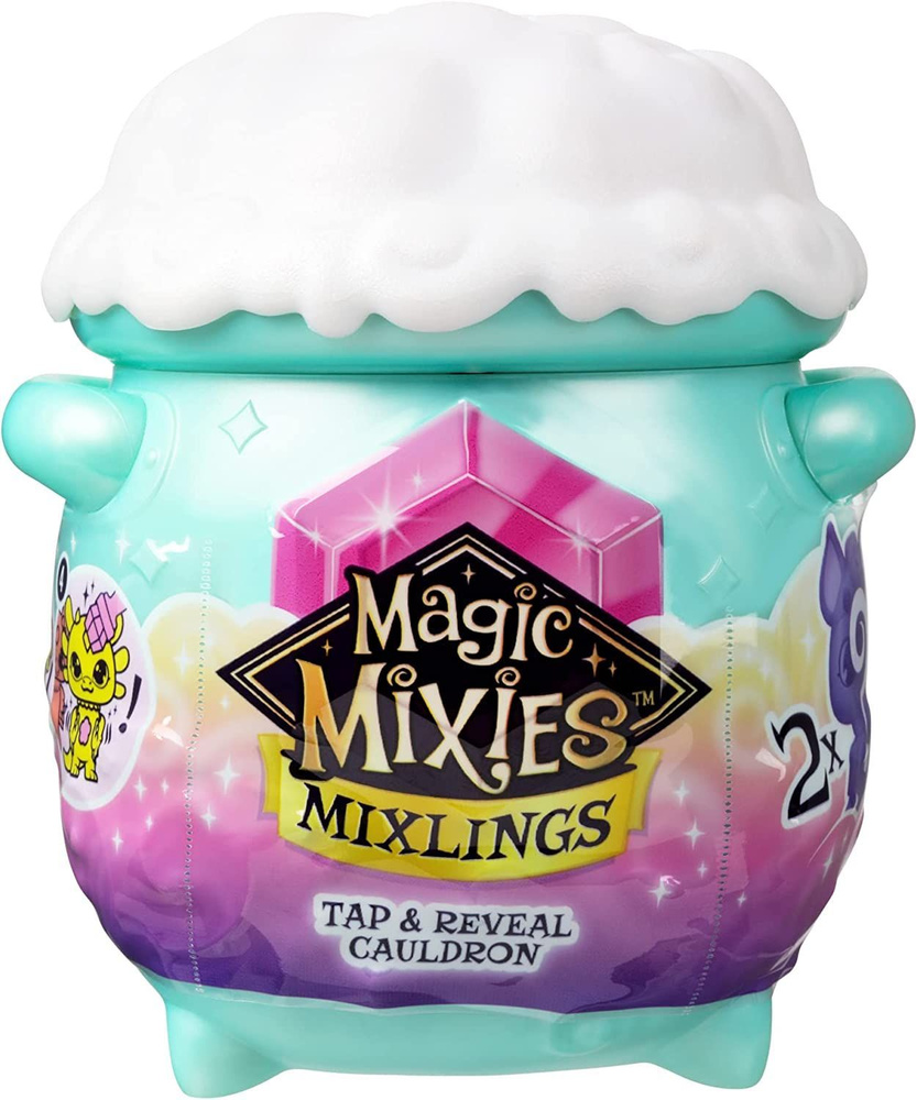 Маленький котел Magic Mixies Mixlings Twin S2 (2 питомца) бирюзовый 14696  #1