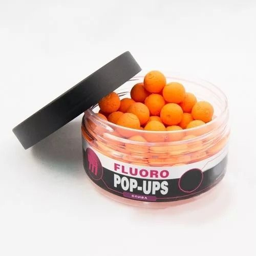 Бойлы дамбелсы плавающие 12 х 14 мм Слива 777 Baits (Лихоносовы) - Likhonosov Dumbbells Plum Fluoro Pop-Up #1