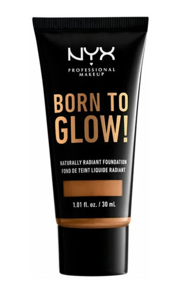 NYX professional makeup Тональный крем Born to glow!, 30 мл, оттенок: nutmeg #1