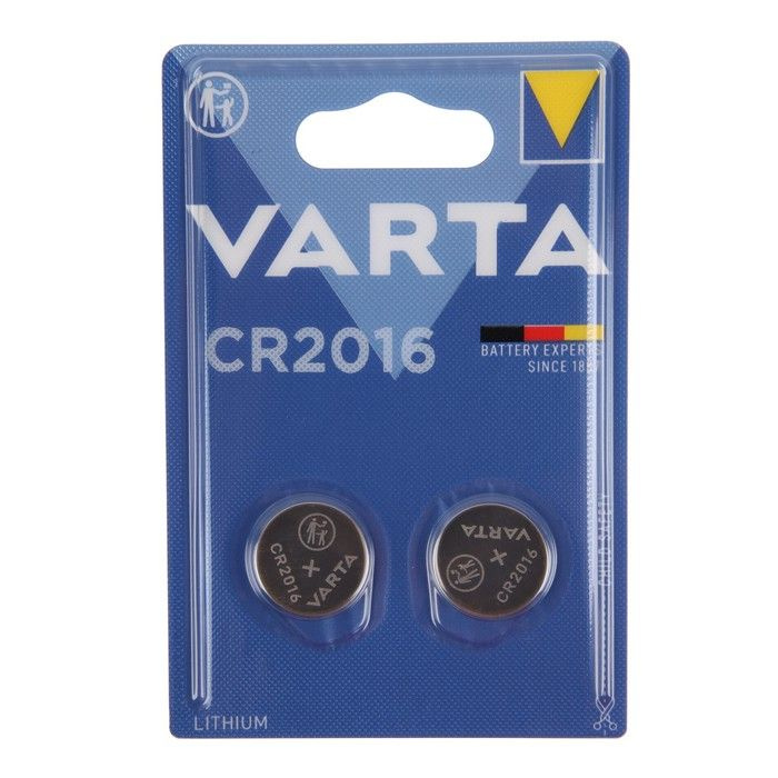 Varta Батарейка CR2016, Литиевый тип, 3 В, 2 шт #1