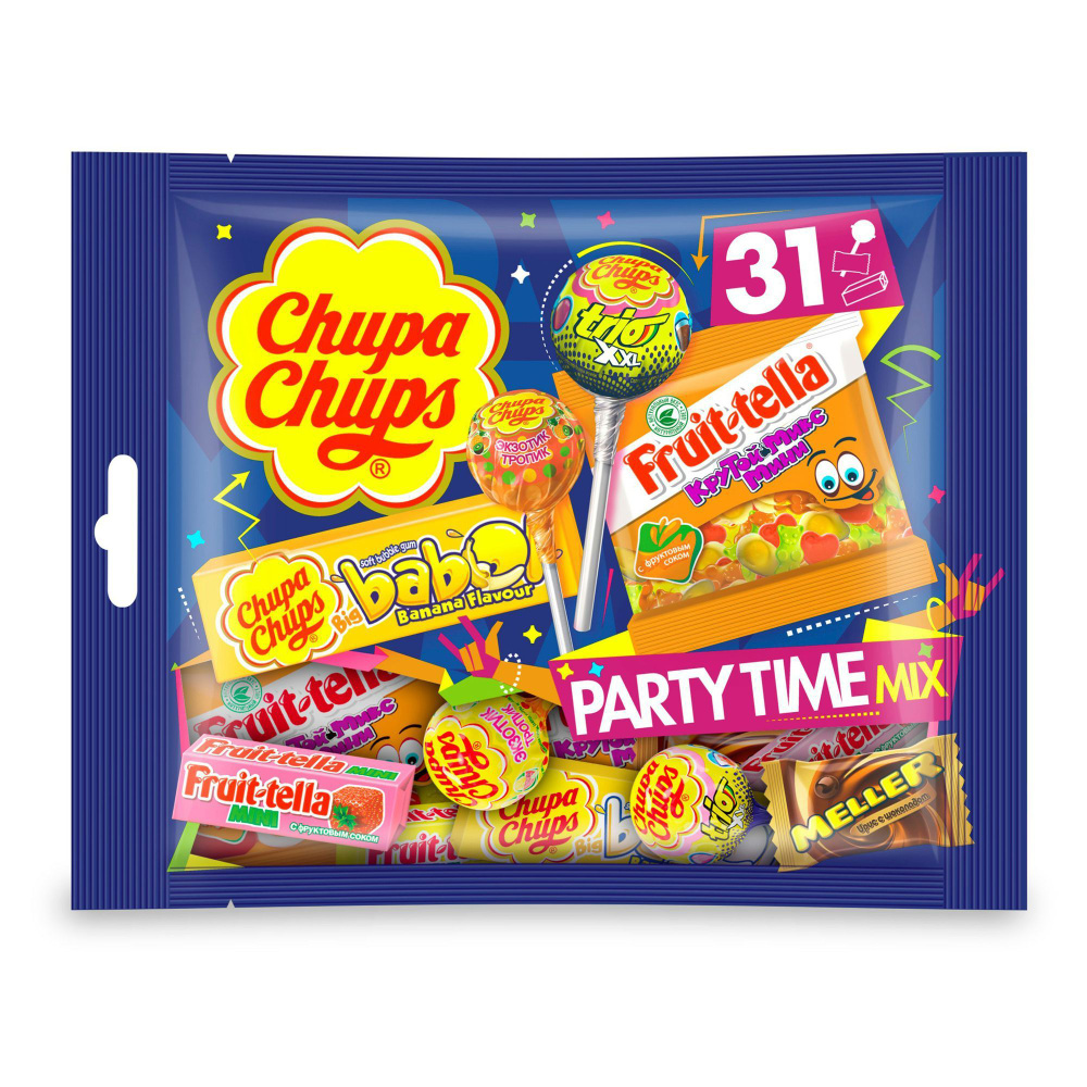 Набор кондитерских изделий Chupa Chups Party Time Mix 380 г #1