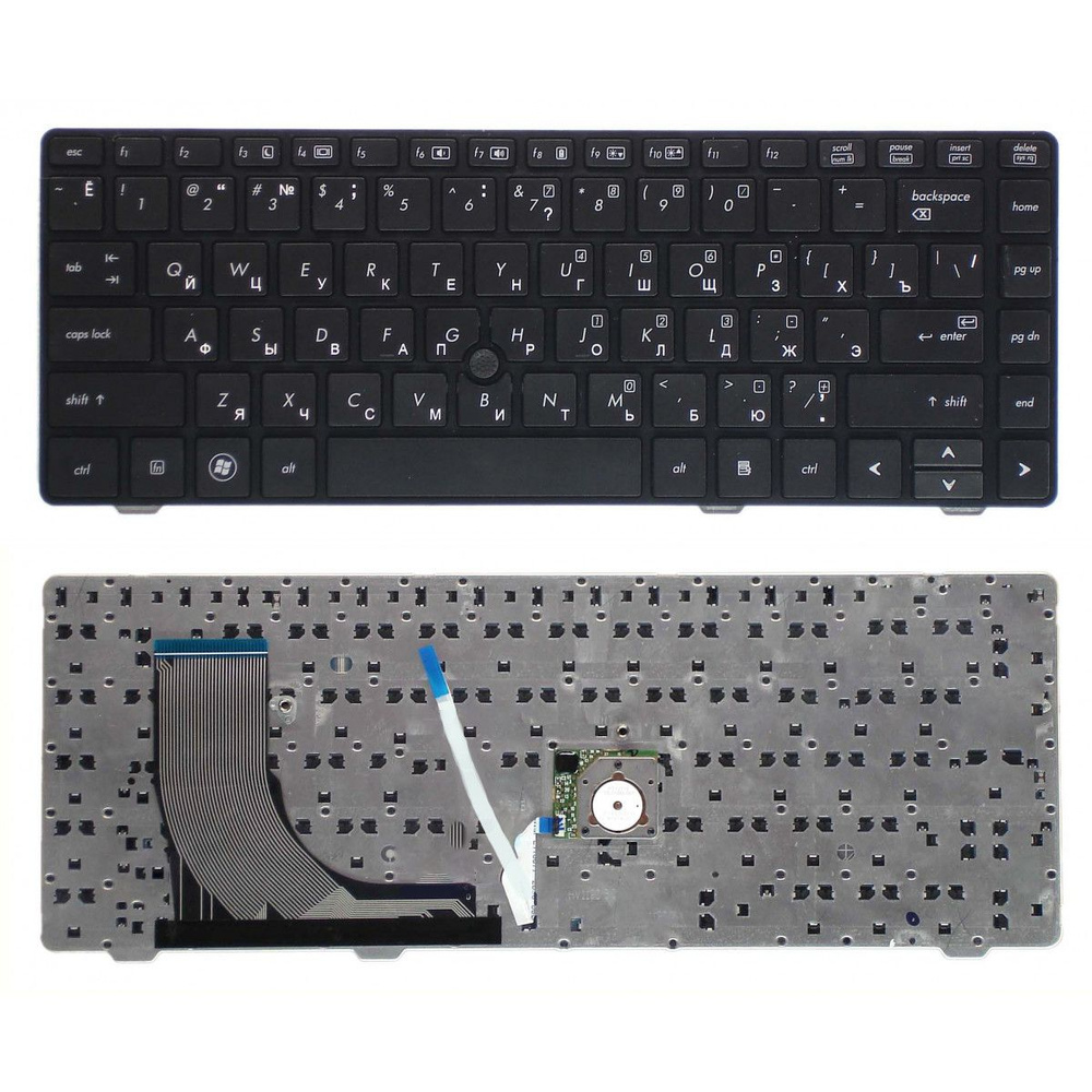 Клавиатура для HP ProBook 6360b черная с рамкой #1