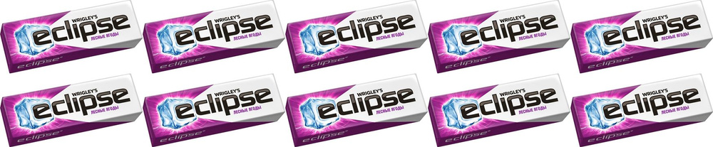 Жевательная резинка Eclipse Лесные Ягоды без сахара 13,6 г, комплект: 10 шт. по 13.6 г  #1