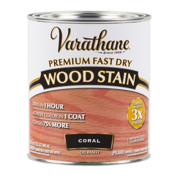 Масло для дерева и мебели Varathane Premium Fast Dry Wood Stain, быстросохнущие, тонируещее, прозрачное #1