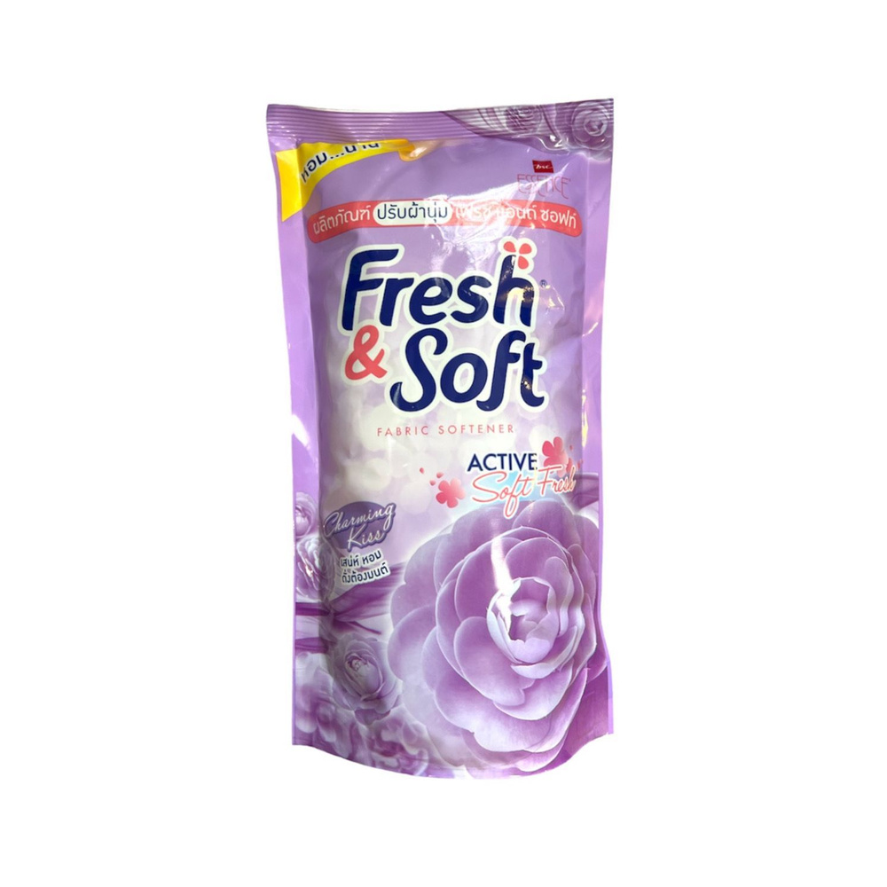 LION Кондиционер для белья Essence Fresh&Soft Violet Romance / Мягкая упаковка 550 мл / Таиланд  #1