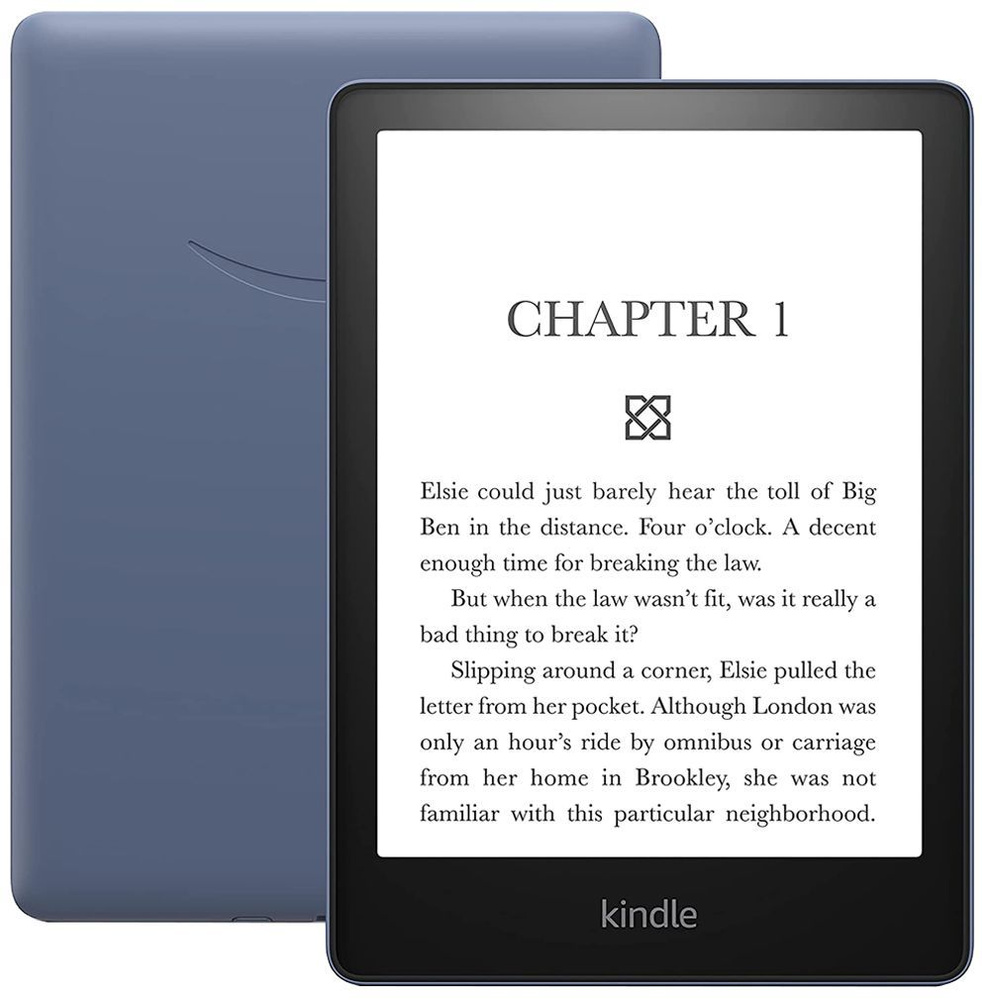 Amazon Kindle 6.8" Электронная книга Paperwhite 2021 (11th gen) 32Gb Signature Edition, синий  #1