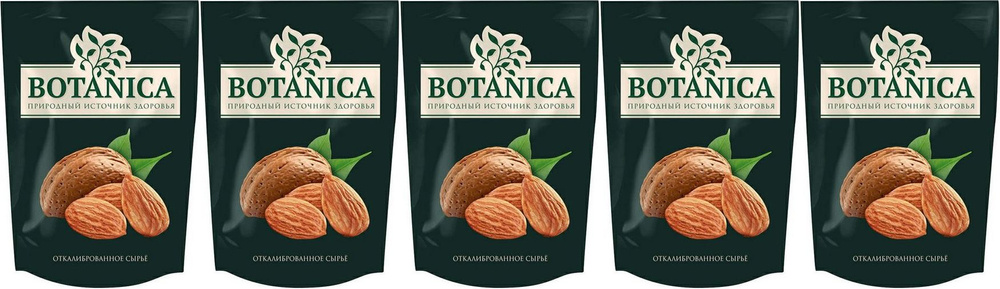 Миндаль Botanica сырой очищенный, комплект: 5 упаковок по 140 г  #1