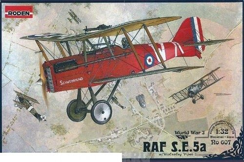 Сборная модель Roden Rod607 Самолёт RAF S.E.5A W/WOLSELEY VIPER #1