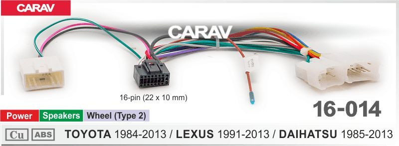 Адаптер CARAV 16-014 дополнительное оборудование для подключения 7/9/10.1 дюймовых автомагнитол на автомобили #1
