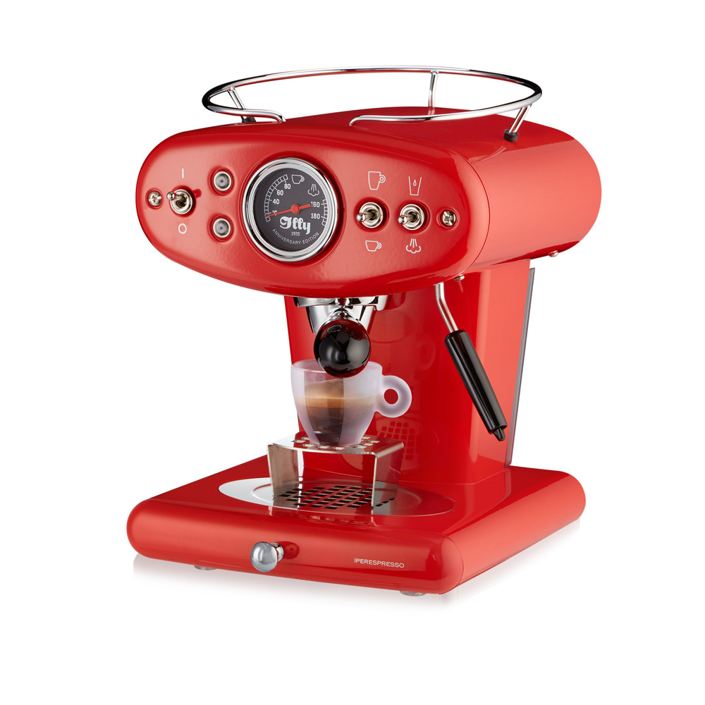 Кофемашина illy Iperespresso капсульная X1 Anniversary, кофеварка красная  #1