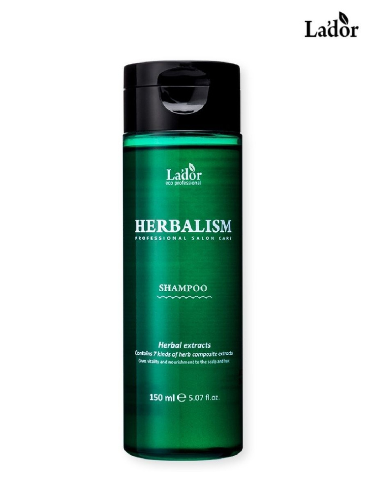 Lador Шампунь для волос с травяными экстрактами Herbalism Shampoo, 150 мл.  #1