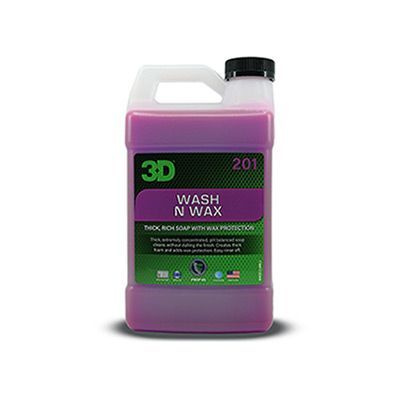 3D Car Care Автошампунь для ручной мойки с воском 201 Wash N Wax,1890 мл.  #1