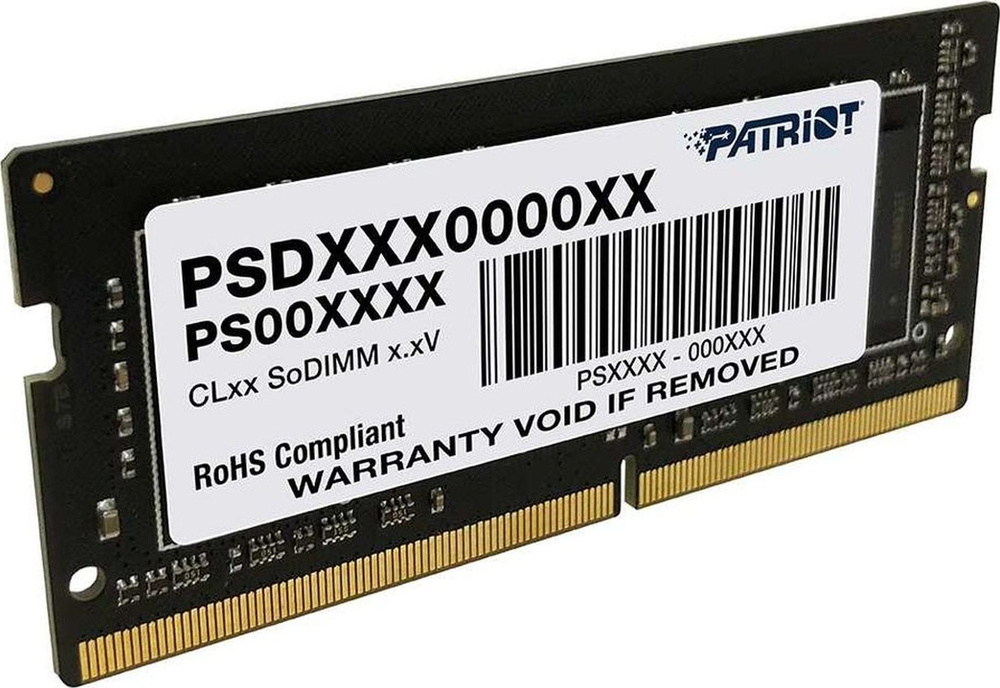 Patriot Memory Оперативная память Signature DDR4 2666 МГц 1x4 ГБ (PSD44G266641S)  #1