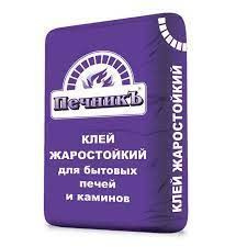 Клей жаростойкий для бытовых печей и каминов Печникъ, 20кг  #1