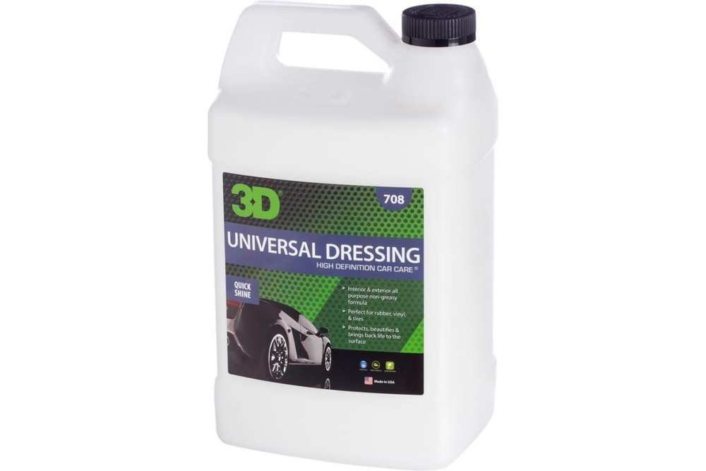 Очиститель для автомобиля / Универсальный / 3D Universal Dressing 708G01 3,78 л  #1