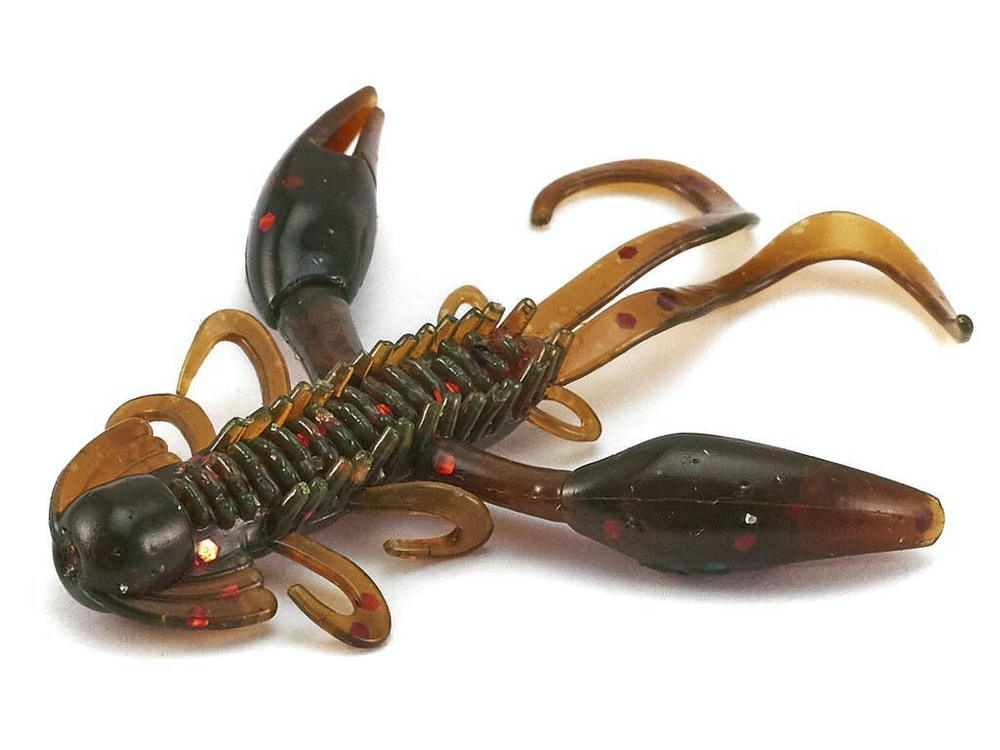 Твистеры съедобные искусственные Lucky John Pro Series ROCK CRAW 2.8in (07.20)/085 6шт.  #1