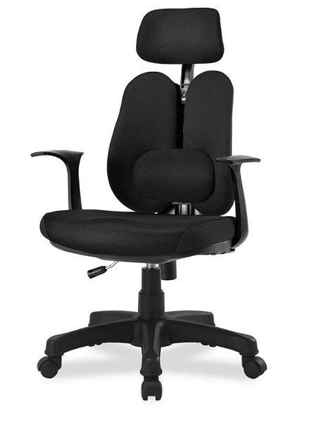 Компьютерное кресло для подростков Duo Gini (Каркас черный/ спинка ткань черная/сидение ткань черная) #1