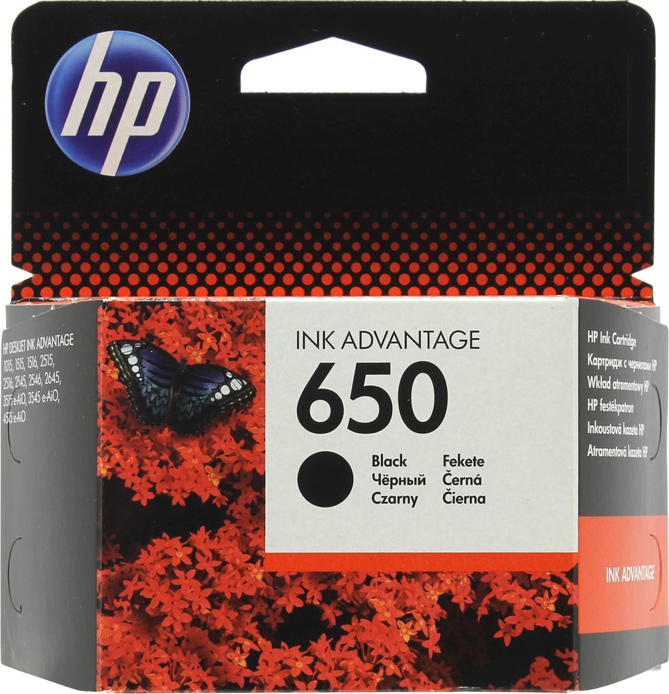 Картридж для струйного принтера HP CZ101AE, черный (650) #1