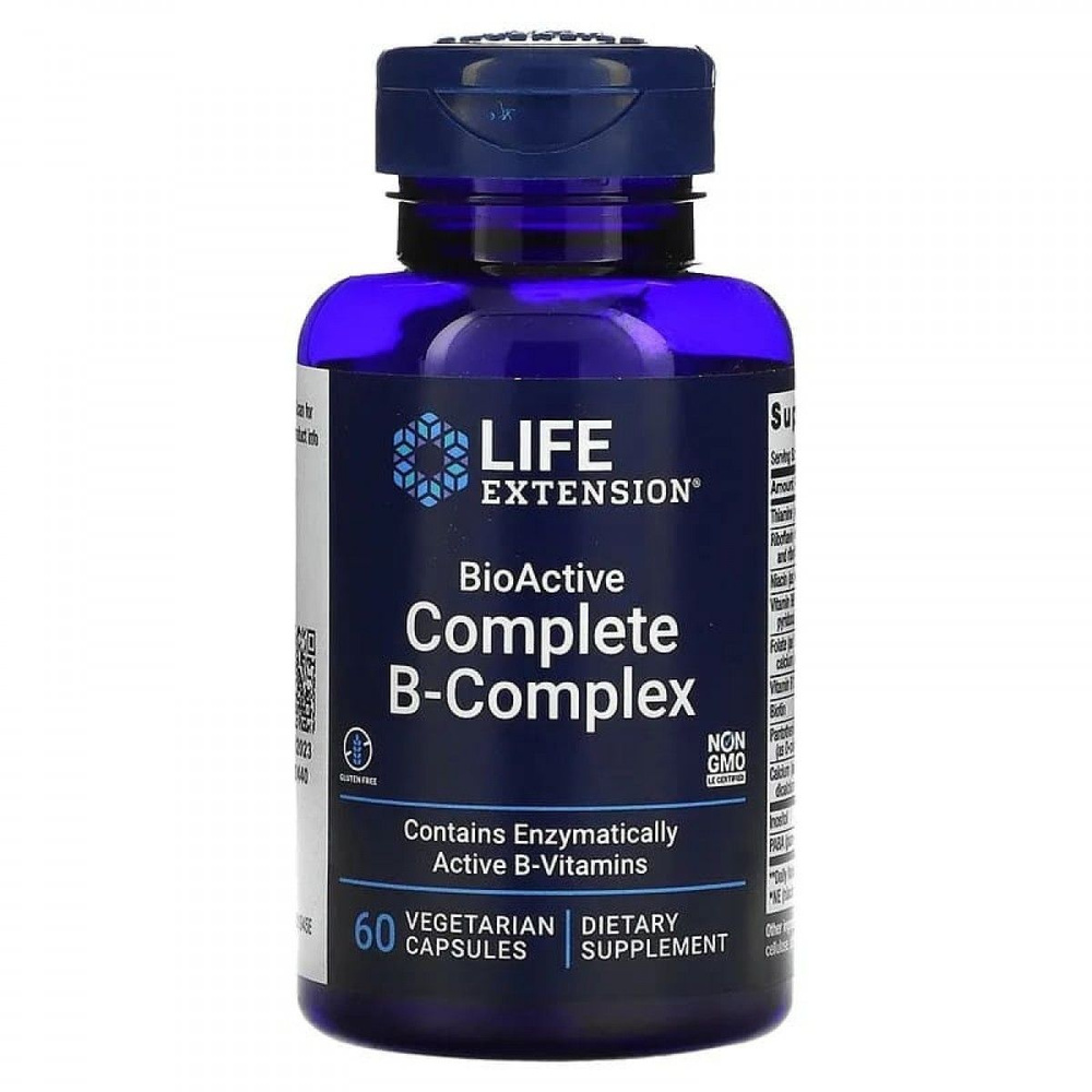 Life Extension BioActive Complete B-Complex 60 вегетарианских капсул #1