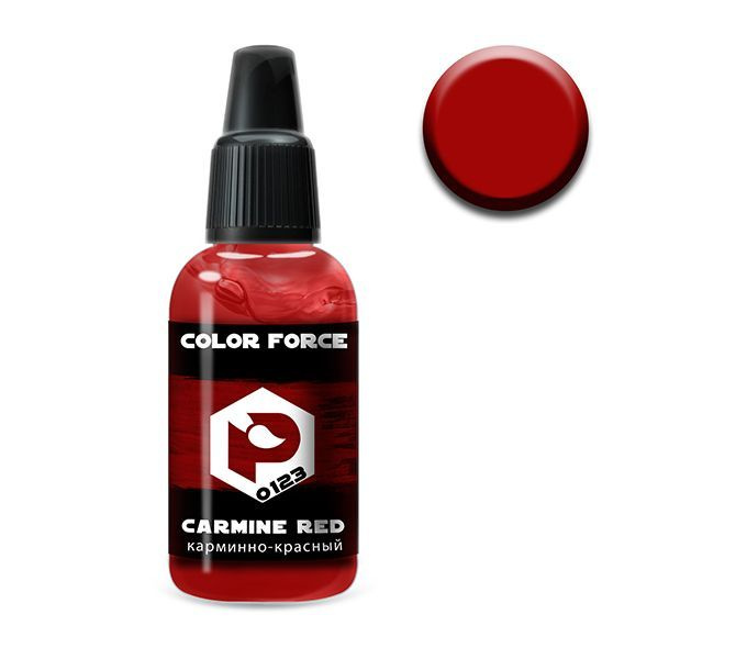 Pacific88 Aero COLOR FORCE Краска для аэрографа карминно-красный (carmine red),18 ml  #1