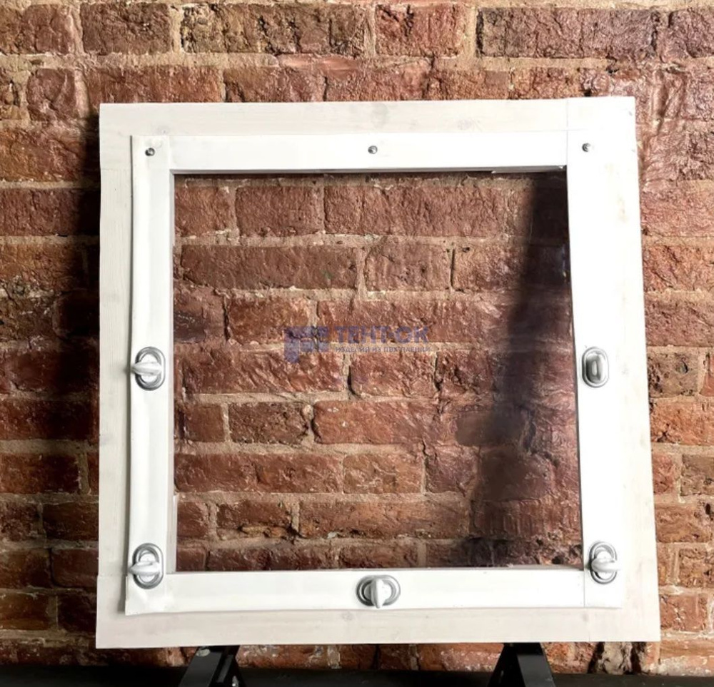 230 см (ш) х 85 см (в) - Мягкое окно для веранд, террас, беседкок. Белая окантовка с креплениями - 700мкр #1