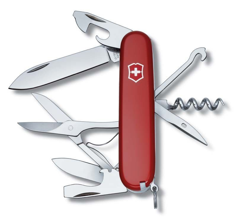 Нож перочинный VICTORINOX Climber, 91 мм, 14 функций, красный #1