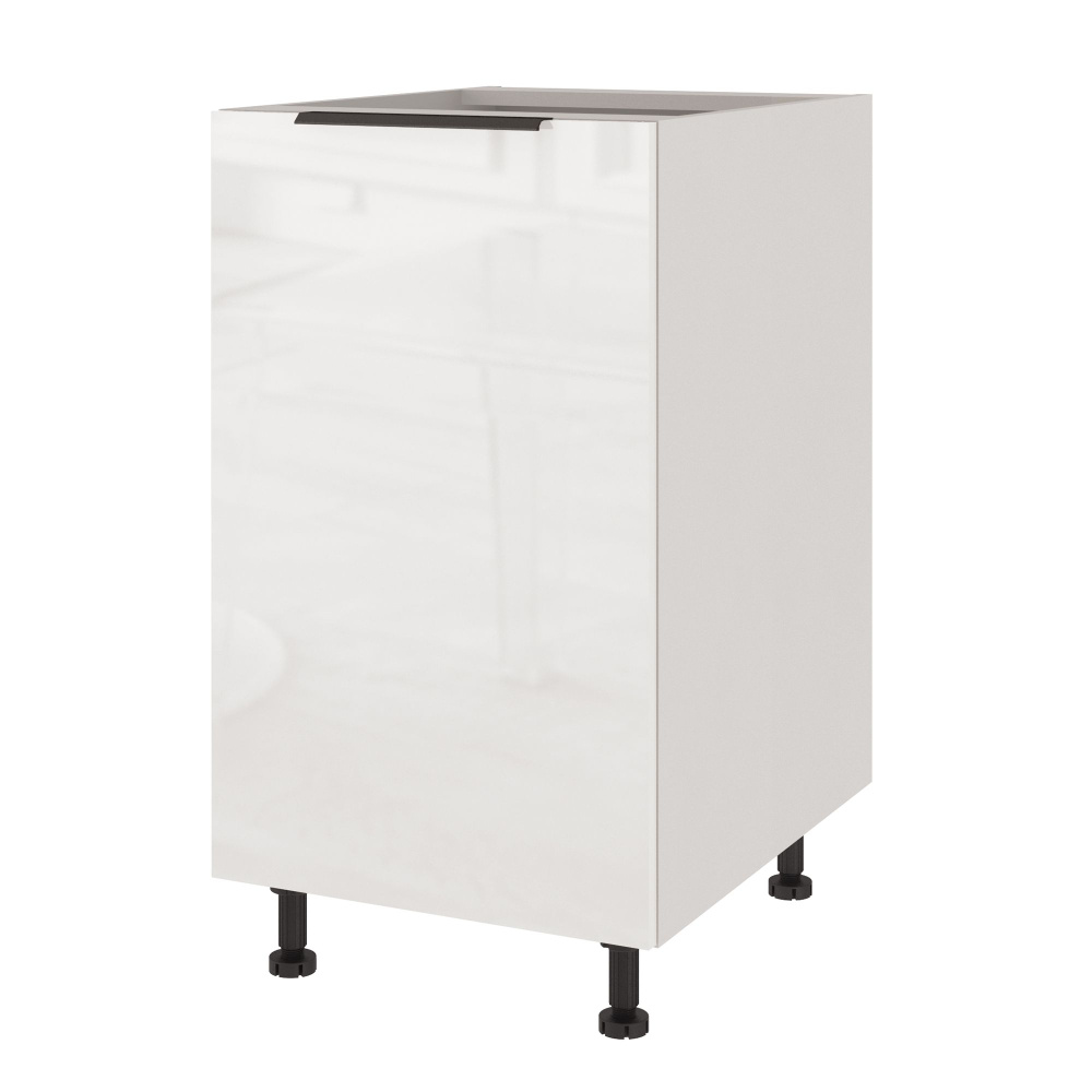 Кухонный модуль напольный LeoLana COLOR, Белый глянец/Белый, 45х57,6х82 см, 1шт.  #1