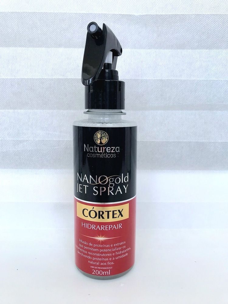 Natureza NANOgold Jet Spray Cortex Жидкость для реконструкции и увлажнения волос спрей 200 ml  #1