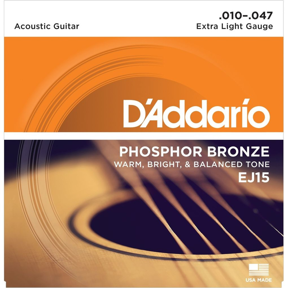 D'Addario EJ15 (10-47) - Струны для акустической гитары #1