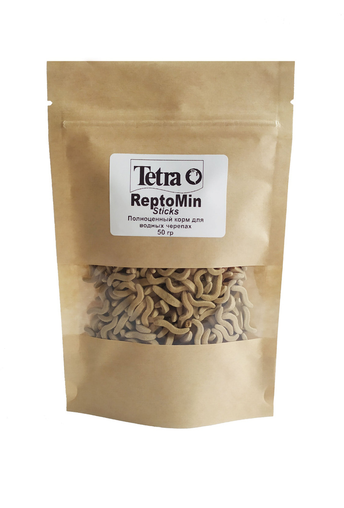 Tetra Reptomin Sticks 50 гр (палочки) корм для водных черепах #1