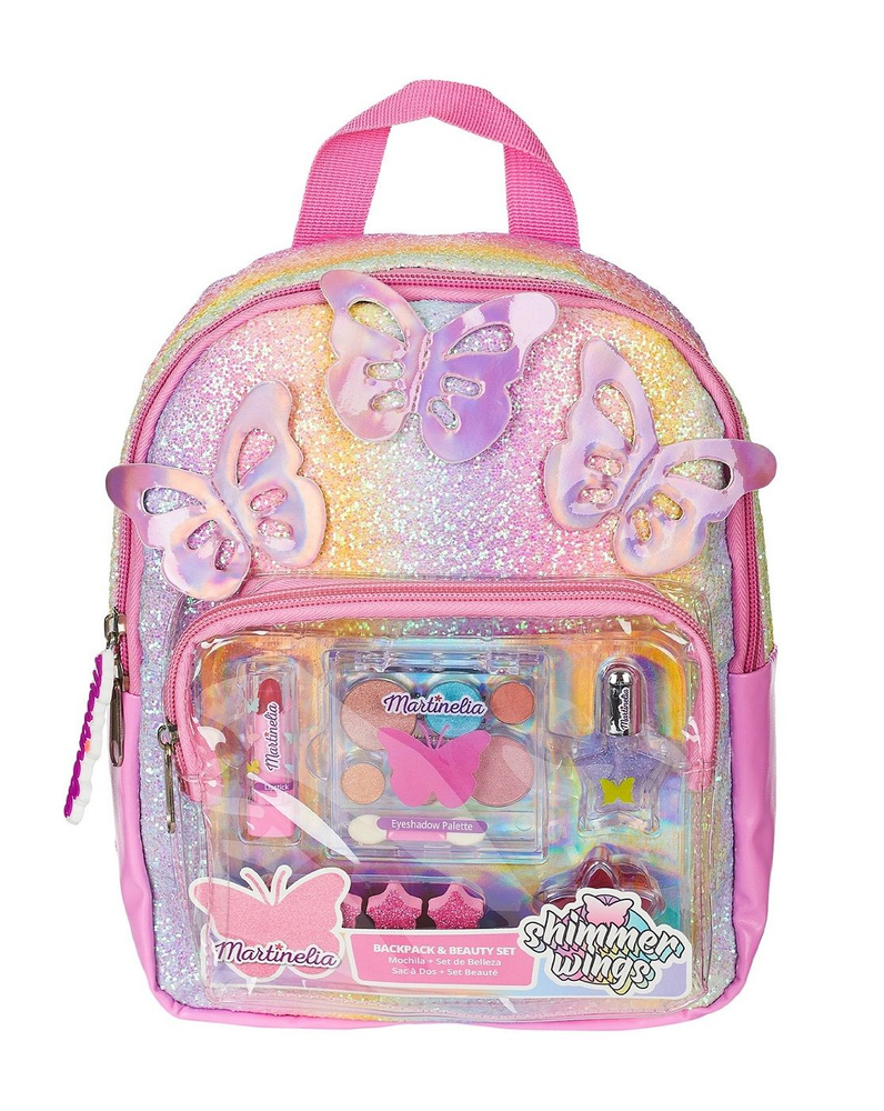 Набор детской косметики в рюкзаке / Martinelia Shimmer wings bagpack & beauty set  #1