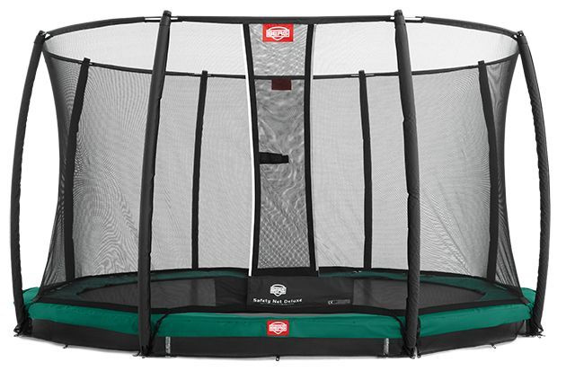 Батут Berg InGround Champion 430 Green с сеткой Deluxe #1