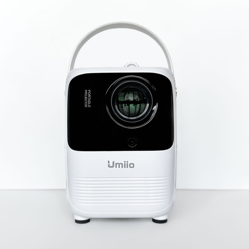 Umiio Проектор Портативный WiFi проектор, 1920×1080 Full HD, белый #1