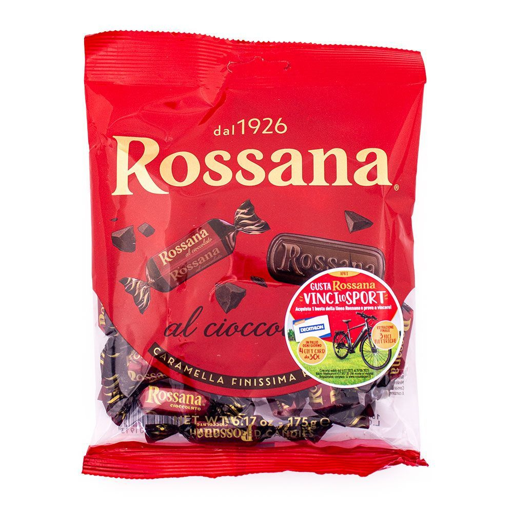 Конфеты карамельные с начинкой из шоколада, ROSSANA, 0,175 кг #1