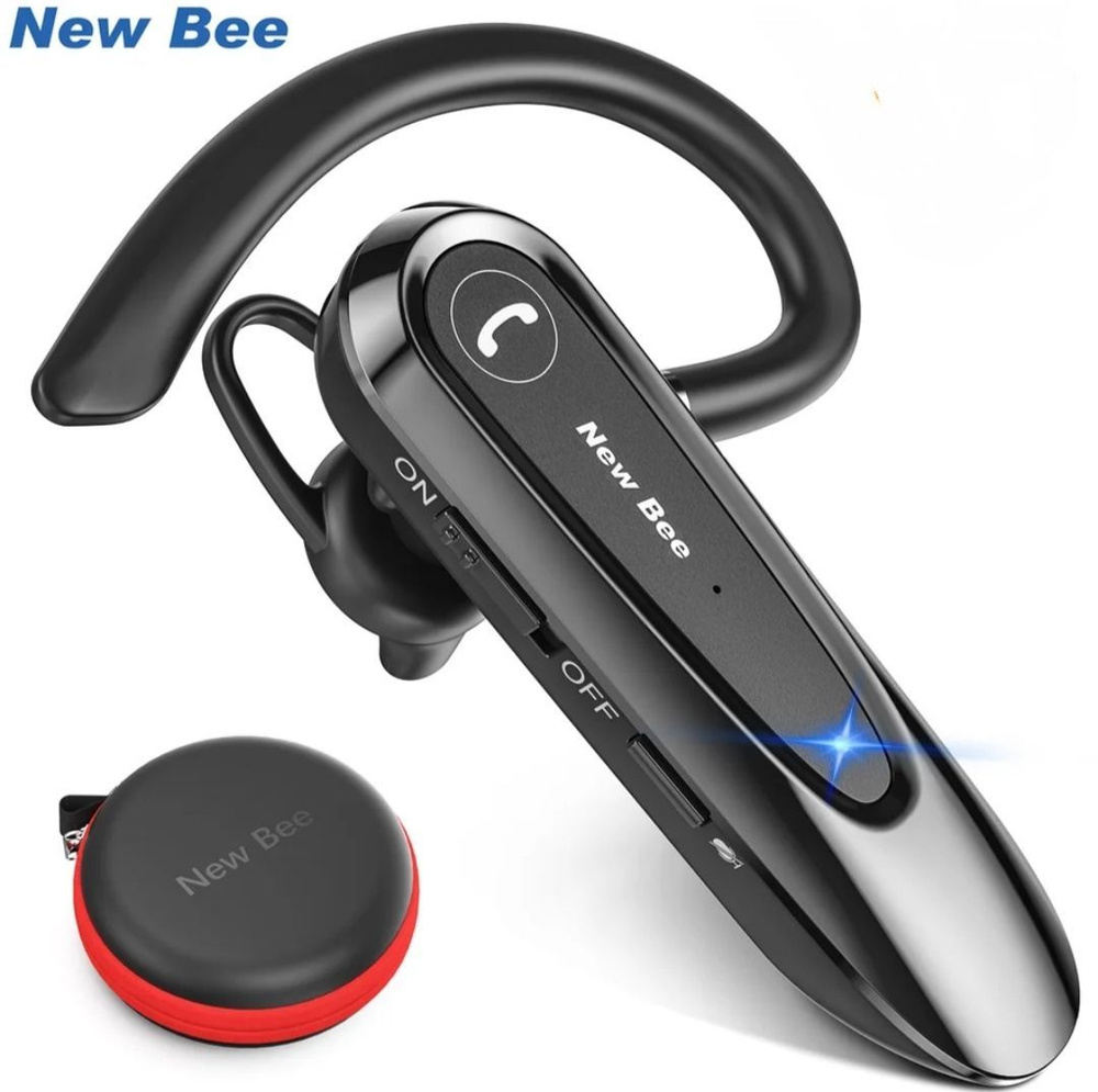 Bluetooth-гарнитура New Bee( LC-B45) с активным шумоподавителем #1
