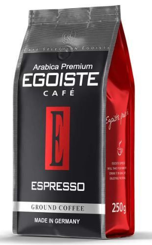 Кофе Эгоист Эспрессо молотый 250 гр (Egoiste Espresso) натуральный /Нидерланды/Германия  #1