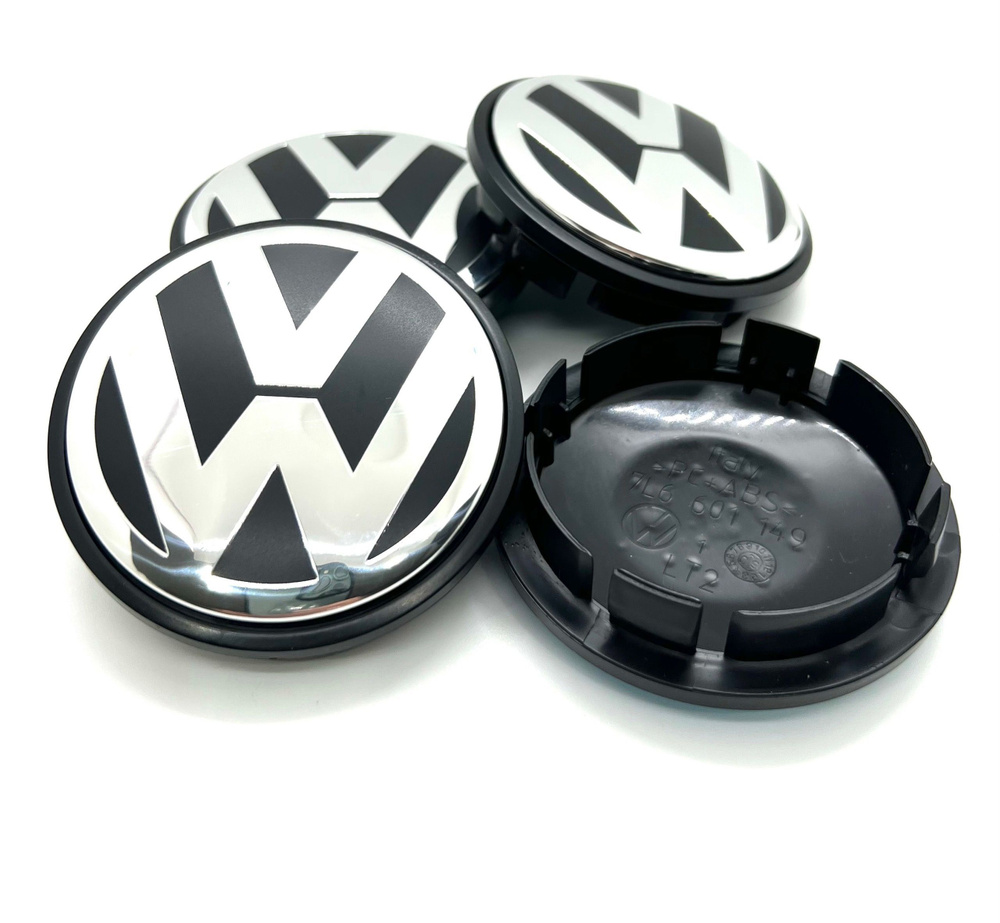Колпачки заглушки на литые диски Volkswagen 76/65 ( 7L6601149 ) 4 штуки.  #1