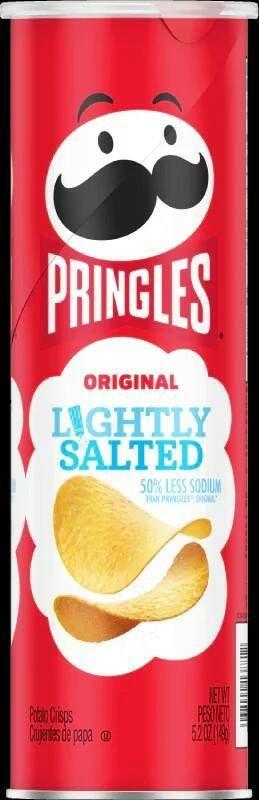 Чипсы PRINGLES LIGHTLY SALTED CRISPS слабосоленные 149 гр. USA #1